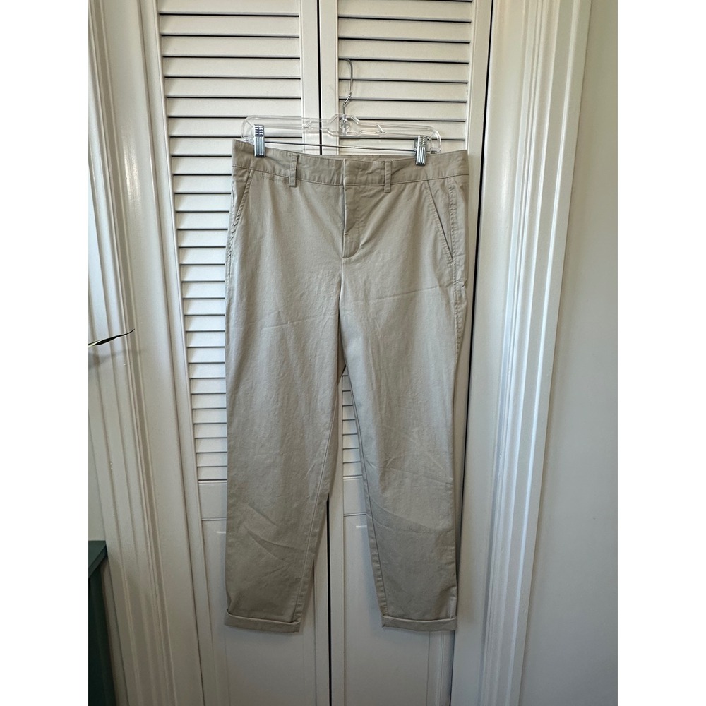 Vince Womens Khaki Tan Cuffed Chino Pants Style V241320802 Size 10 NEW(69)